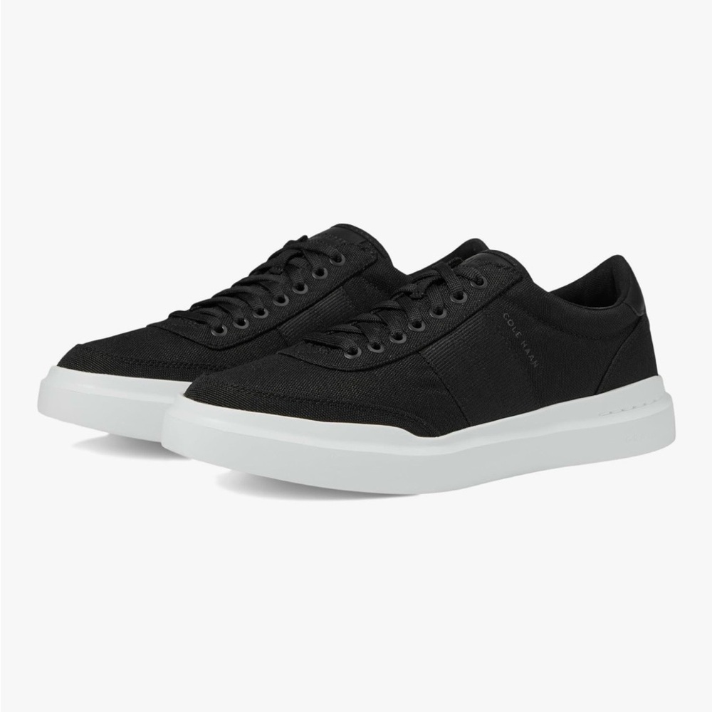 Cole Haan Men’s Grandpro Rally Canvas Court 2 , Sz.7W, Blk/White